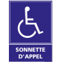 Panneau Sonette D'appel Rampe D'acces 150X210