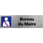 Plaque De Porte Bureau Du Maire 170X50