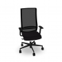 Fauteuil Wave Structure Noire Résille Noire