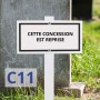 Plaque De Concession Concession Reprise C11