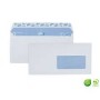 Enveloppes, DL, 110 x 220 mm, Blanc, 80 GR avec fenêtre BTE 500