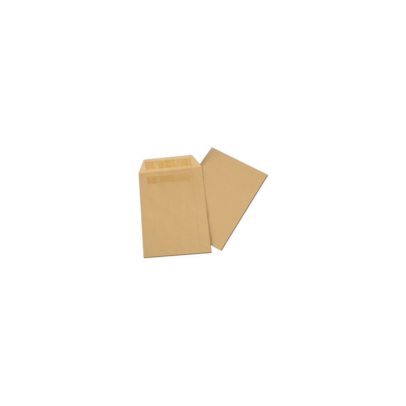 Enveloppe rembourrée en papier, 176 x 250 mm, côté court ouvert, B5, avec  rabat, fermeture auto-adhésive, sans fenêtre