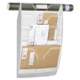 Présentoir Mural CEP Happy A4 5 Compartiments Blanc / Transparent