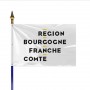 Drapeaux Avec Hampe Région Bourgogne Franche Comté 60X90cm
